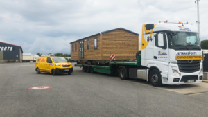 Convoi de mobil-home